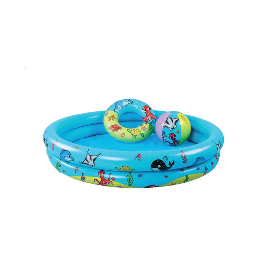 Speelzwembad Set - Meerkleurig - Mini Marine - Ø 120 cm