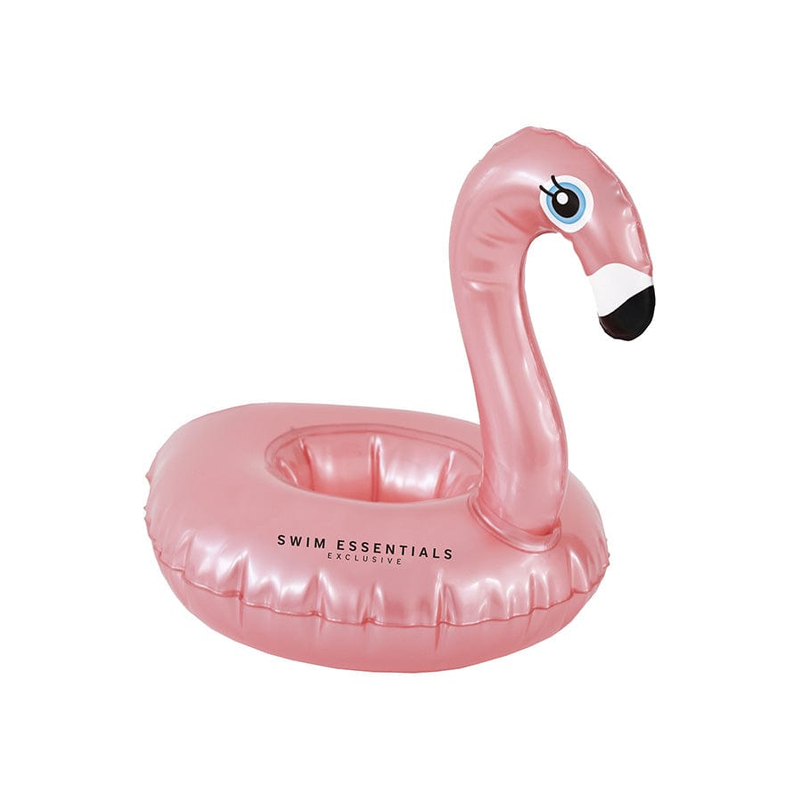 Bekerhouder - Roze/Goud Opblaasbare Flamingo - Dreamscape
