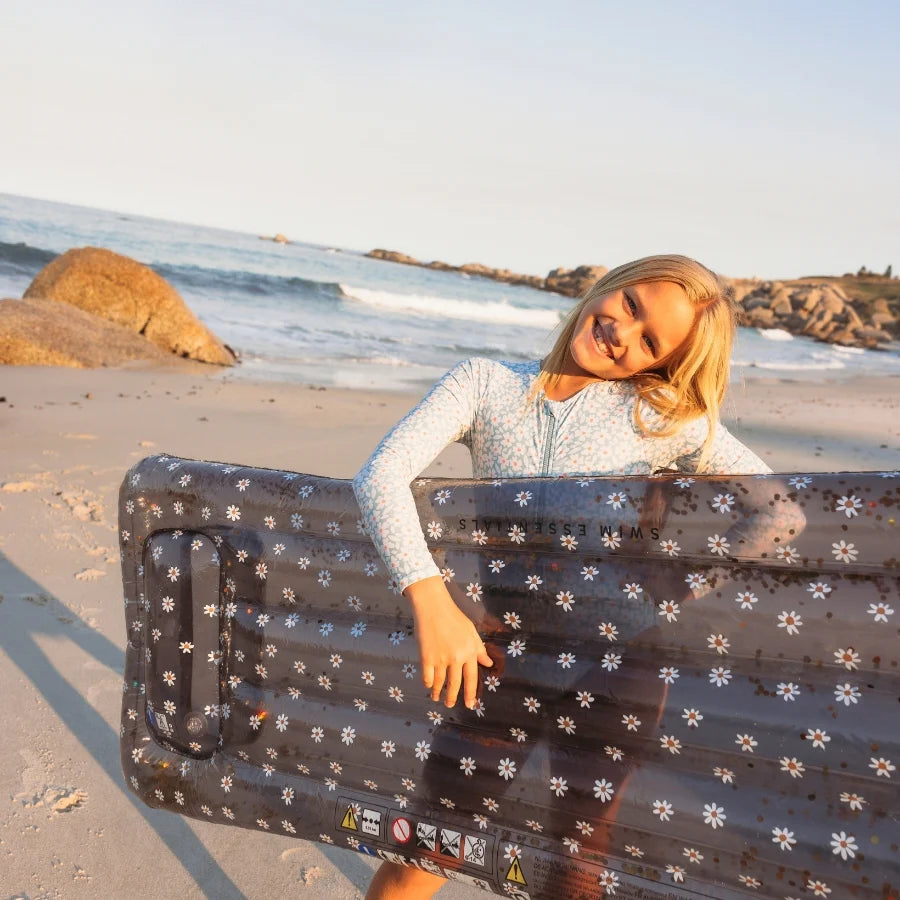 Luchtbed Zwembad - Blauw - Daisy Flower - 177 cm