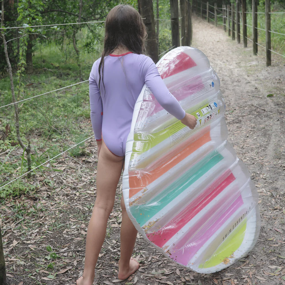 Luchtbed Zwembad - Meerkleurig Hart - Color Rush - 150 cm