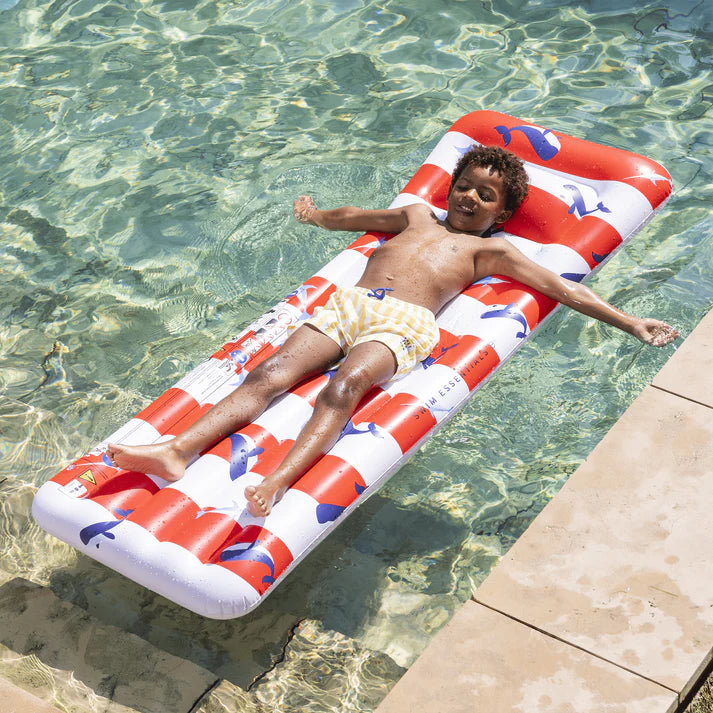 Luchtbed Zwembad - Rood/Wit - Ocean Stripes - 177 cm