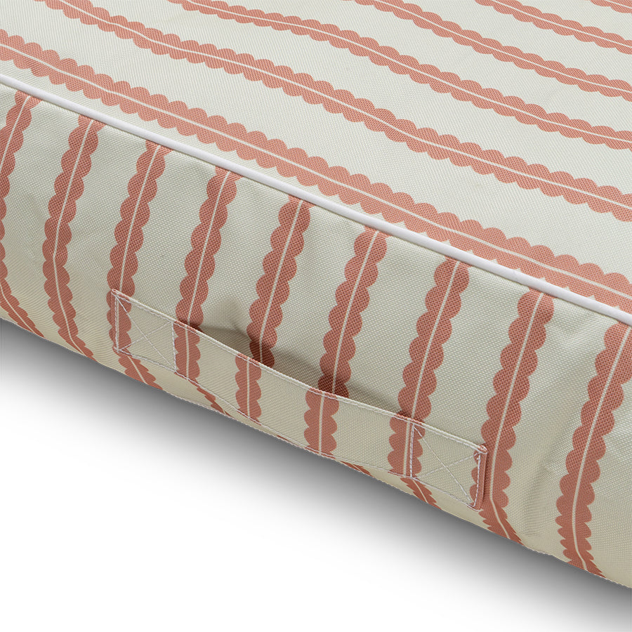 Premium Luchtbed Zwembad - Rood/Beige - Saint Tropez