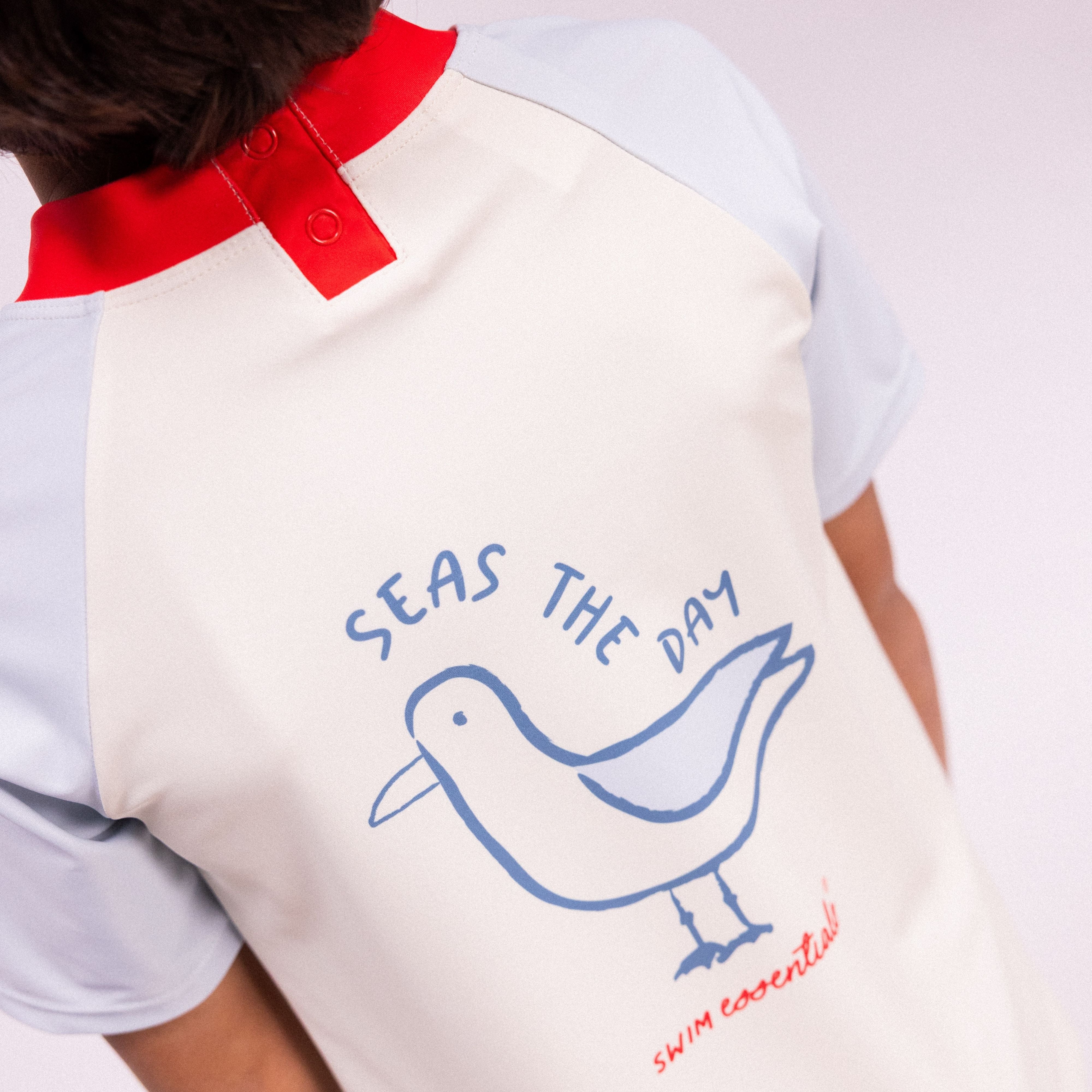 Zwemshirt Met Korte Mouwen - Meerkleurig - Seas The Day