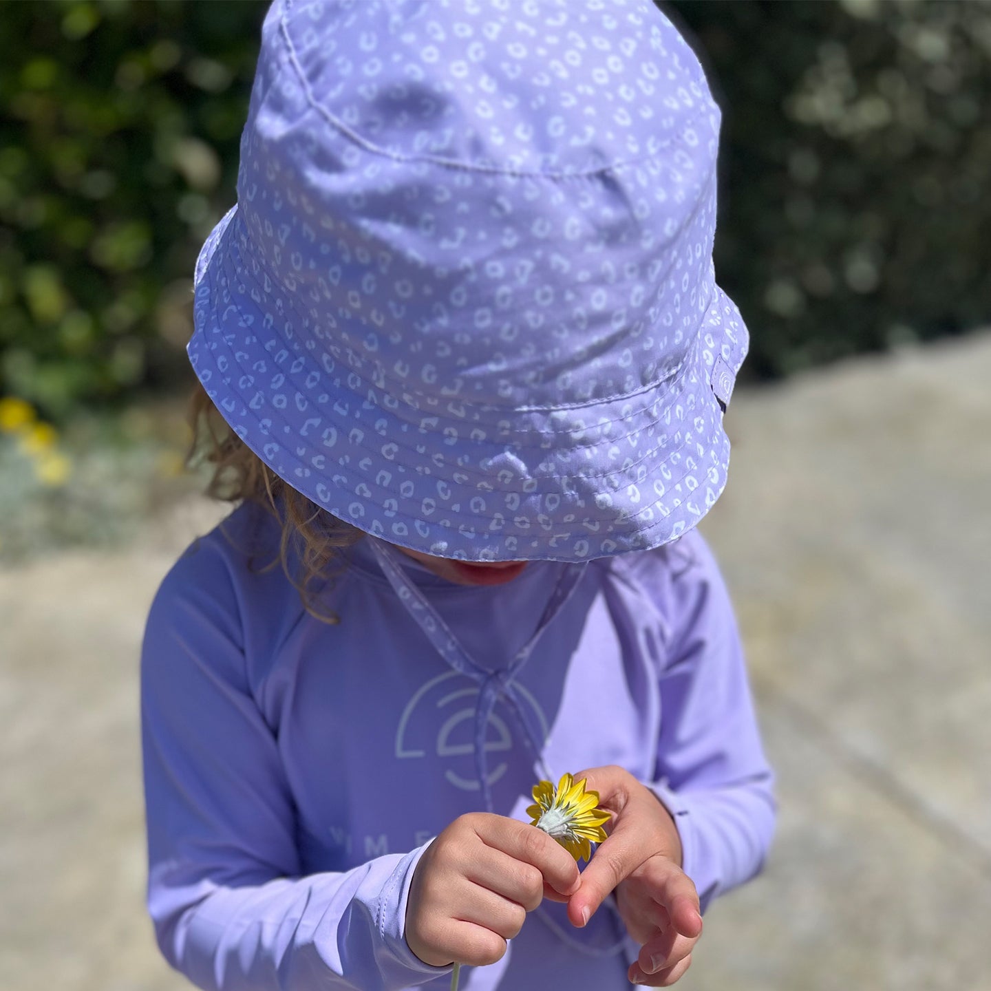 Zonnehoedje - Lila - Leopard