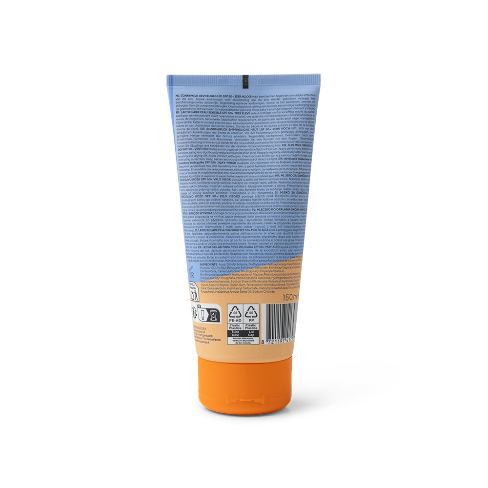 Zonnebrand - Crème - Gevoelige Huid SPF50+ - 150 ml