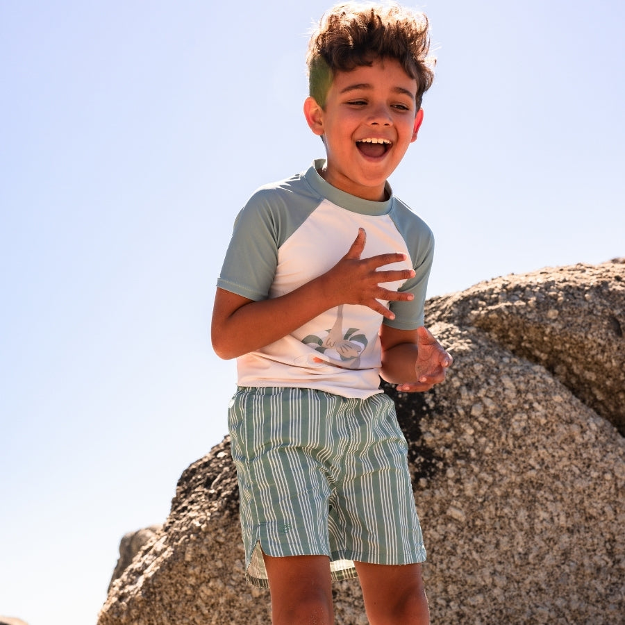 Zwembroek - Groen - Resort Stripes