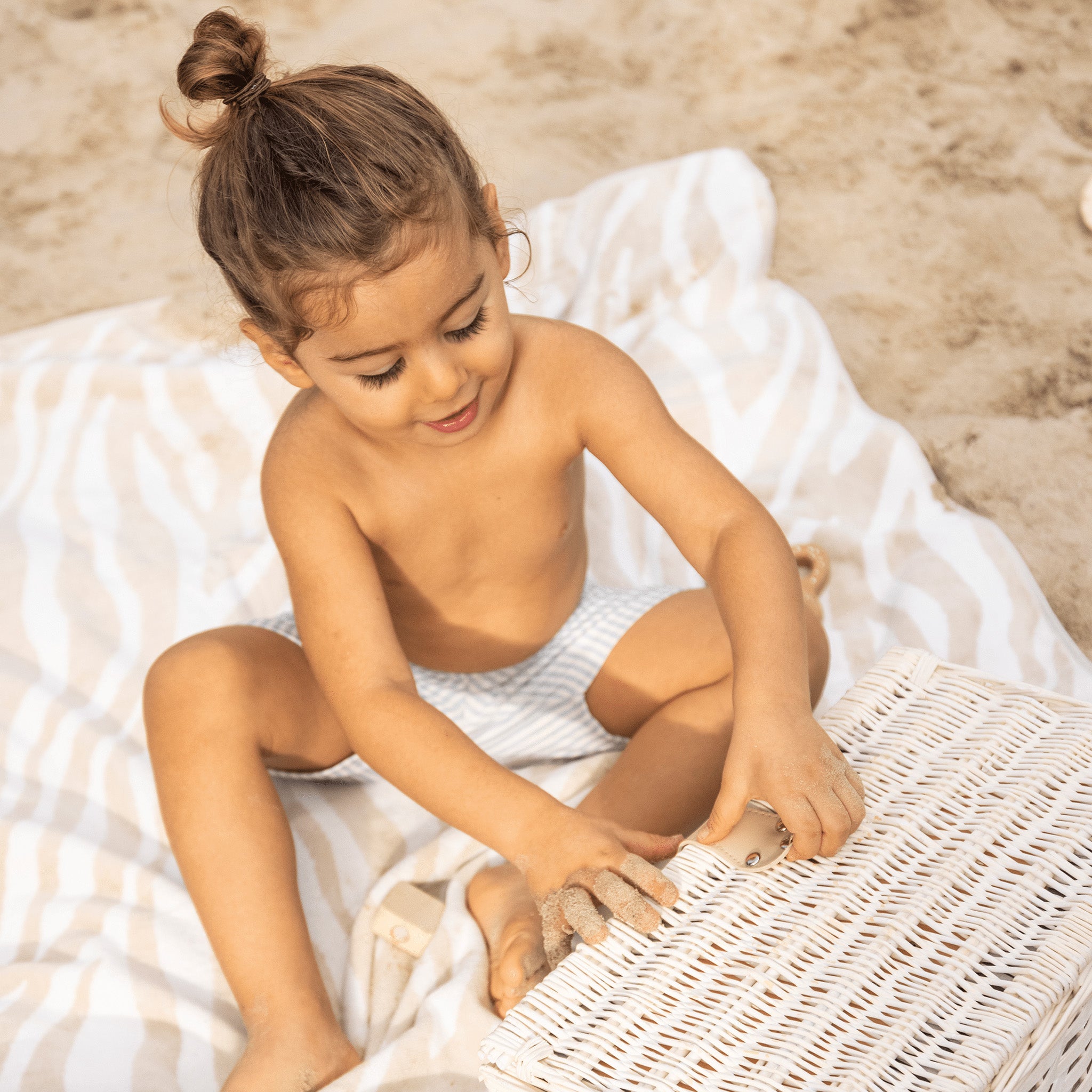 Zwemboxer - Blauw/Wit - Blue Stripes