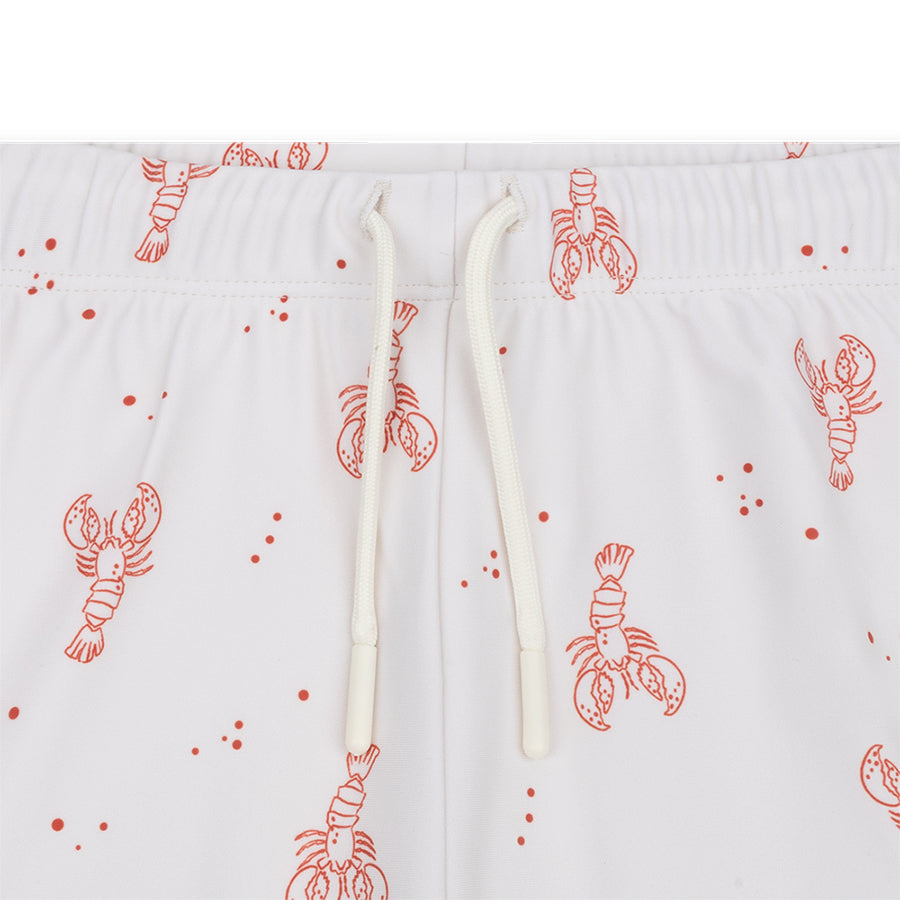Zwemboxer - Beige/Rood - Little Lobster