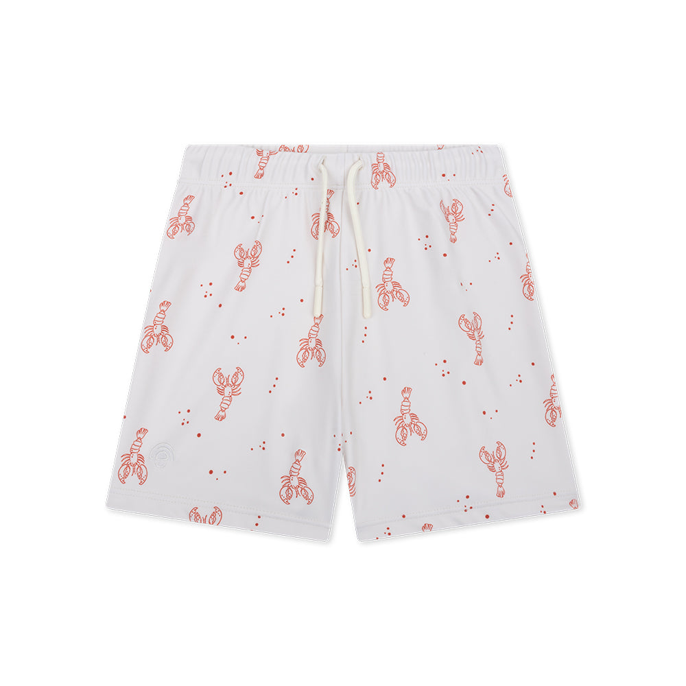 Zwemboxer - Beige/Rood - Little Lobster