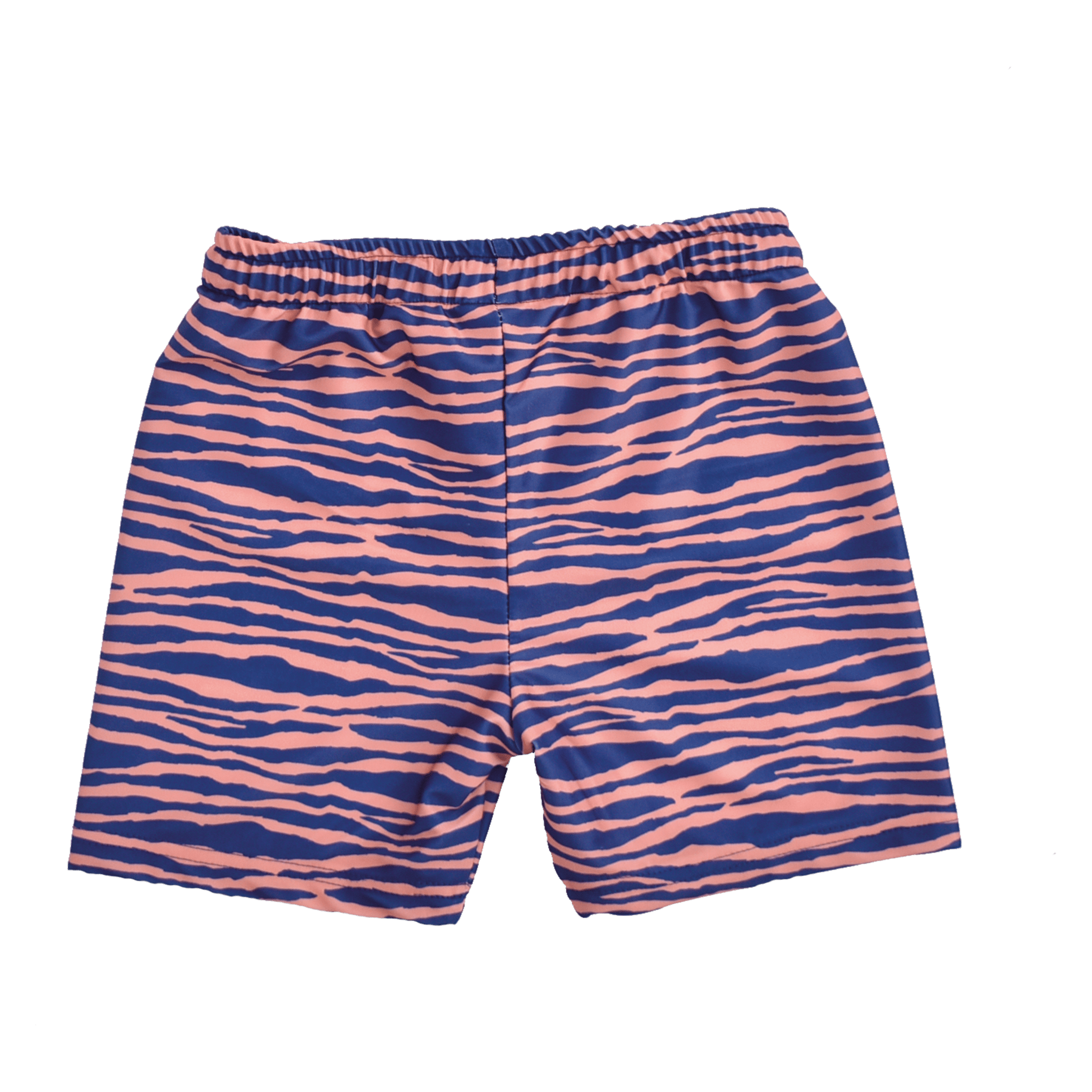 Zwemboxer - Blauw/Oranje - Vibrant Stripes