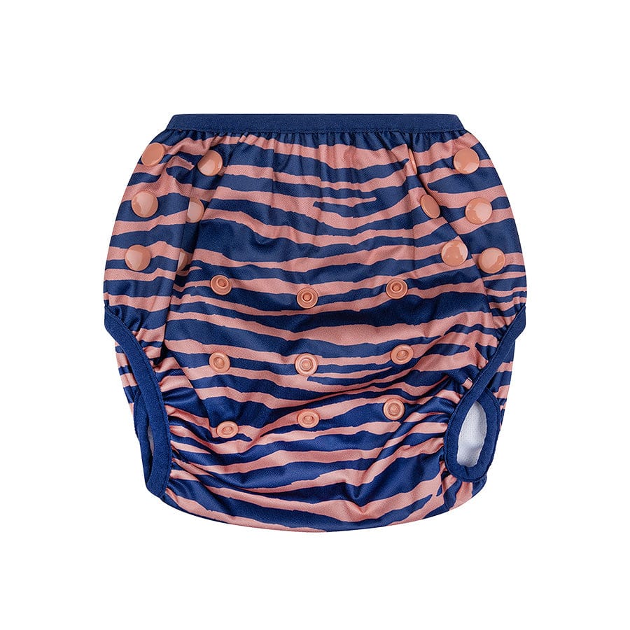 Zwemluier - Blauw/Oranje - Vibrant Stripes