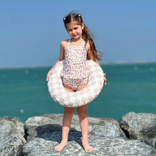 Zwemband - Beige - Checkmate