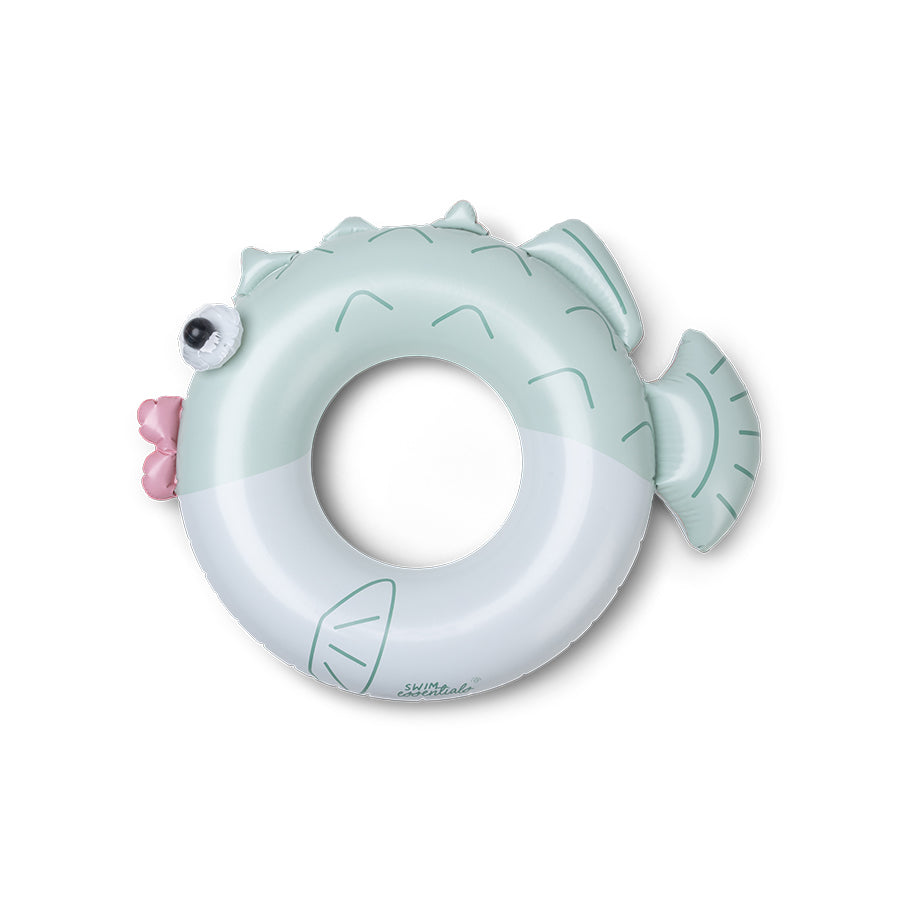 Zwemband Vis- Groen - Puck Pufferfish - Ø 95 cm