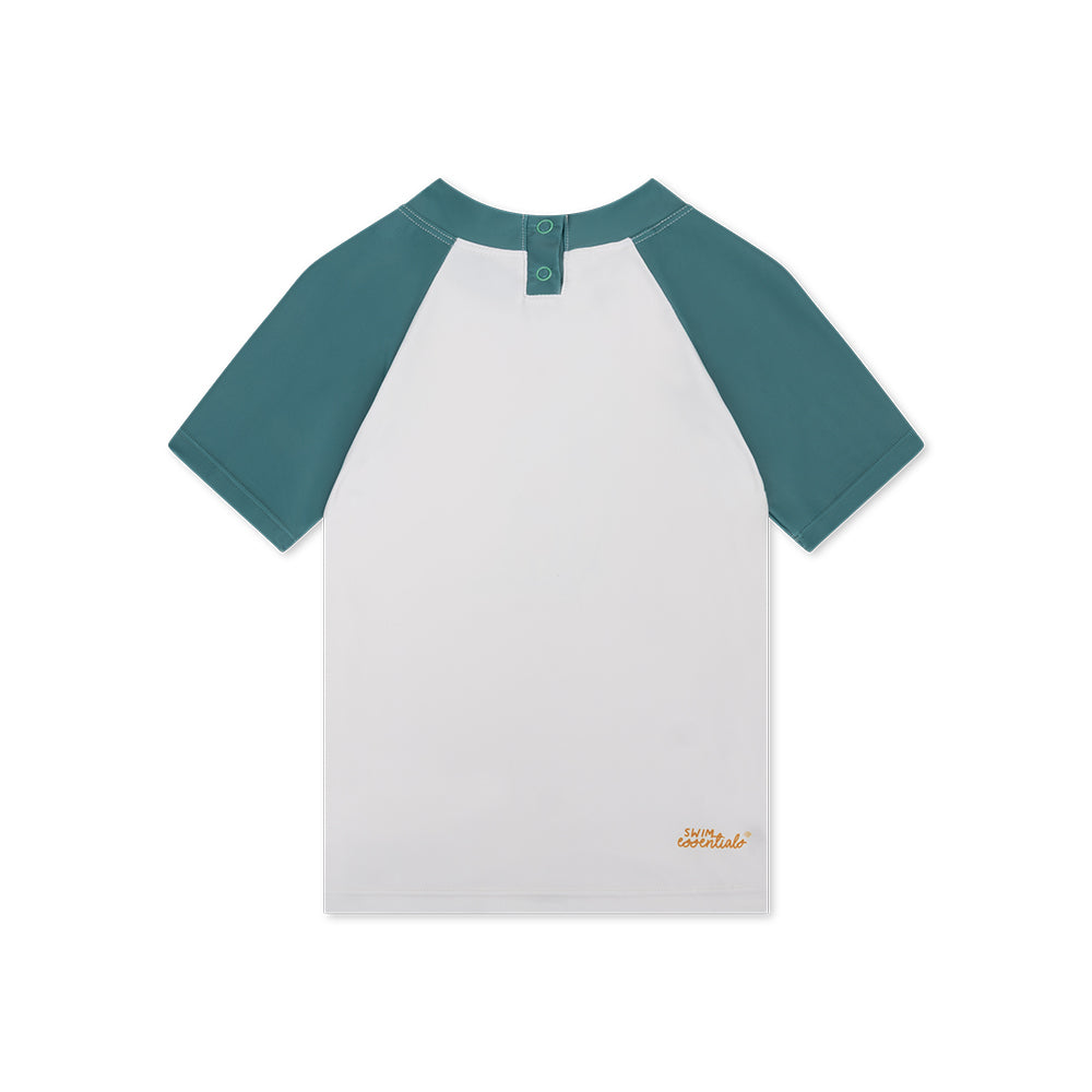 Zwemshirt Met Korte Mouwen - Groen - Surfer