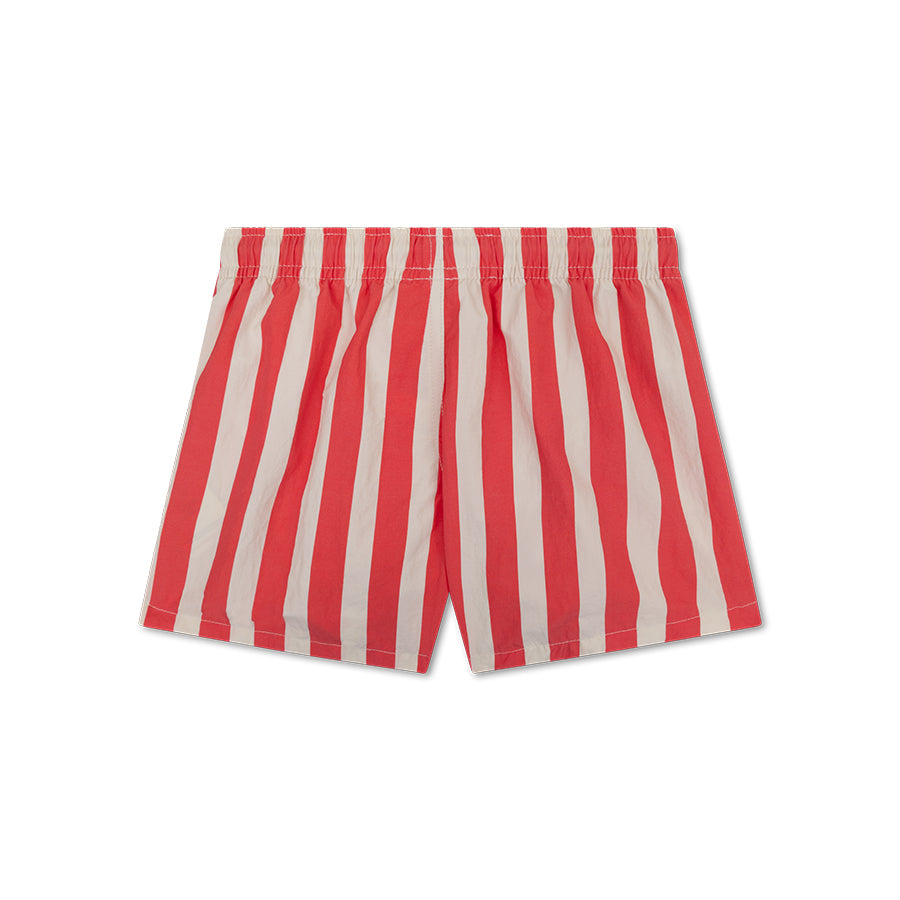 Zwembroek - Beige/Rood - Lobster Stripe - Volwassen
