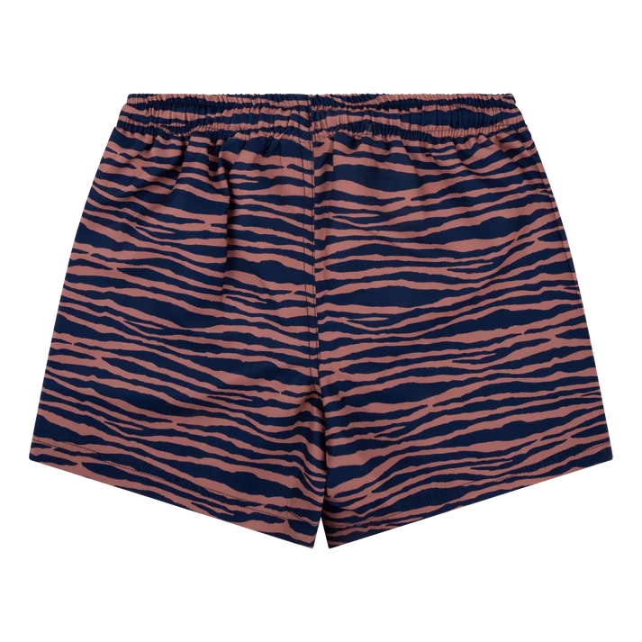 Zwembroek - Blauw/Oranje - Vibrant Stripes