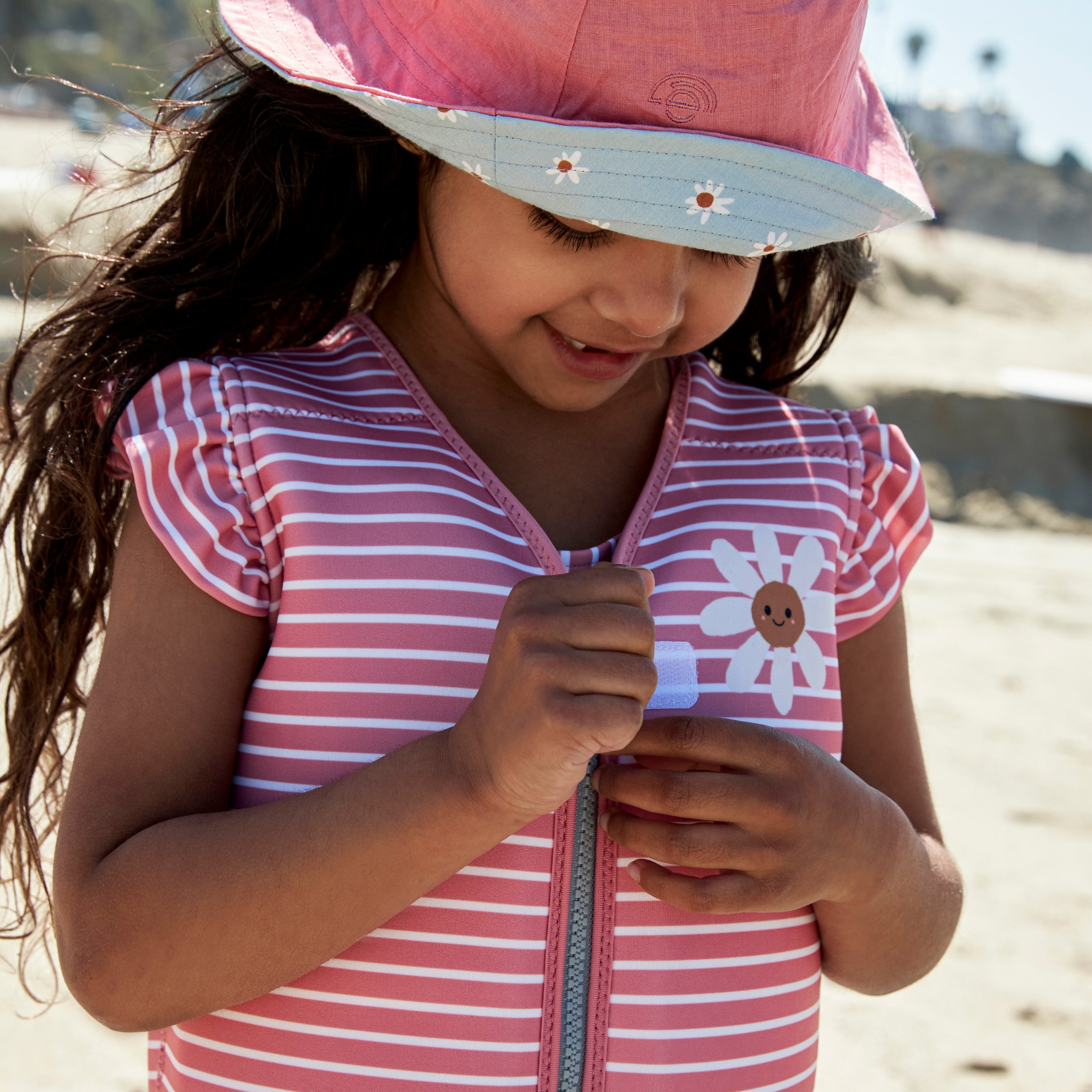 Zwemvest - Rood/Wit - Daisy Flower