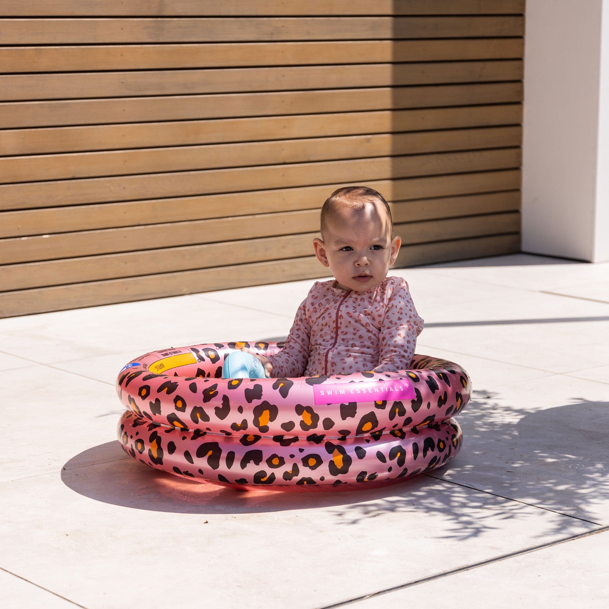 Baby zwembad Panterprint Rosé goud 60 cm