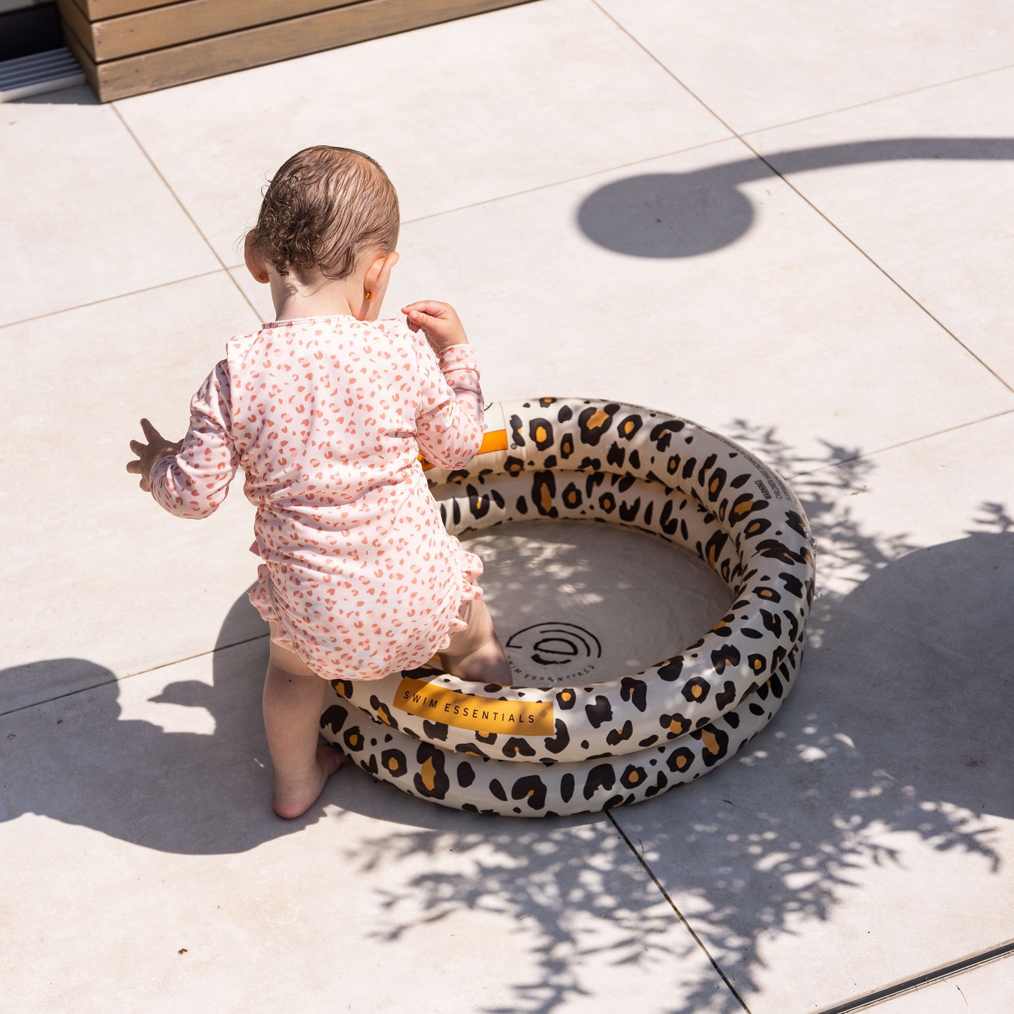 Baby Zwembad Beige Panterprint Ø 60 cm