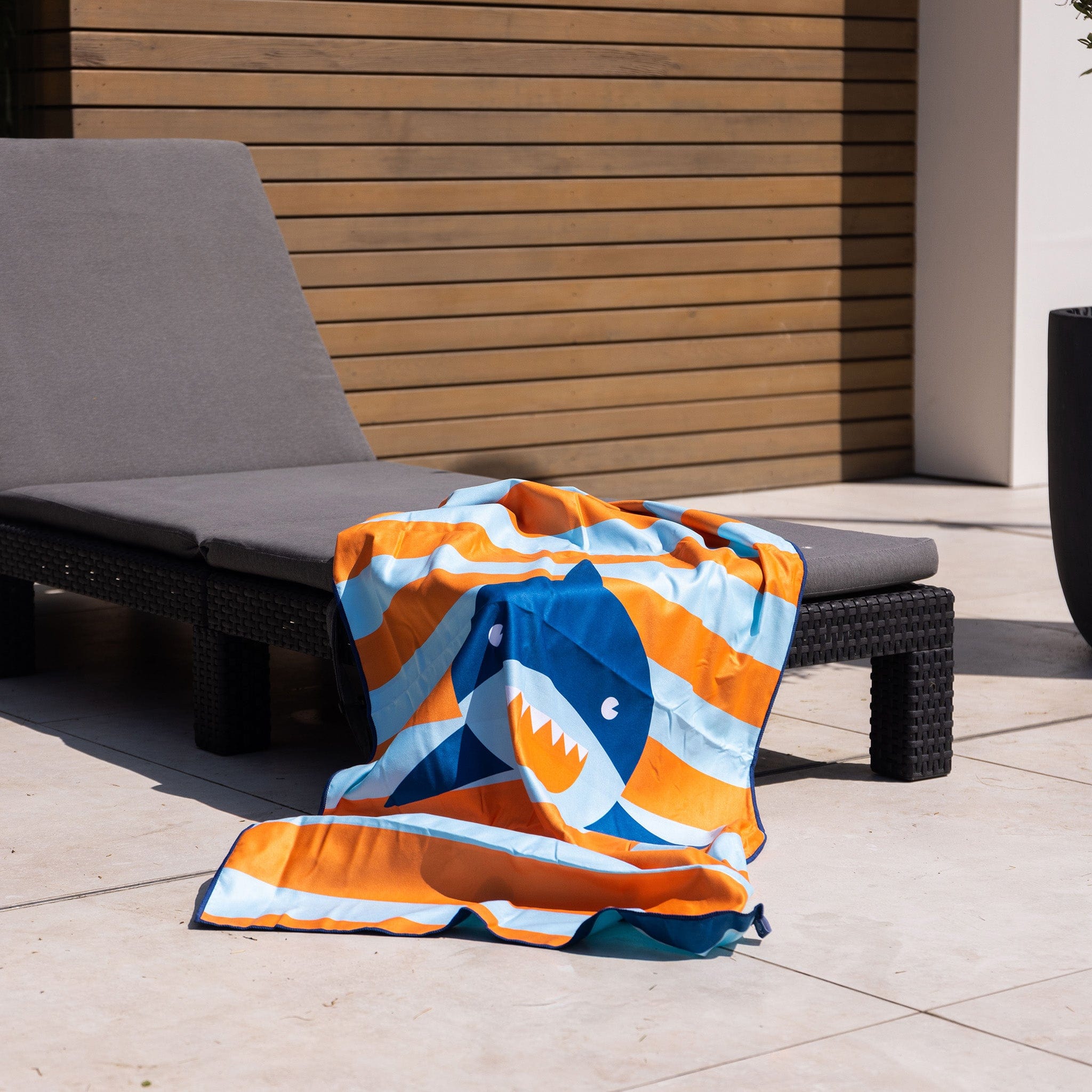 Microvezel Handdoek Haaien 135 x 65 cm