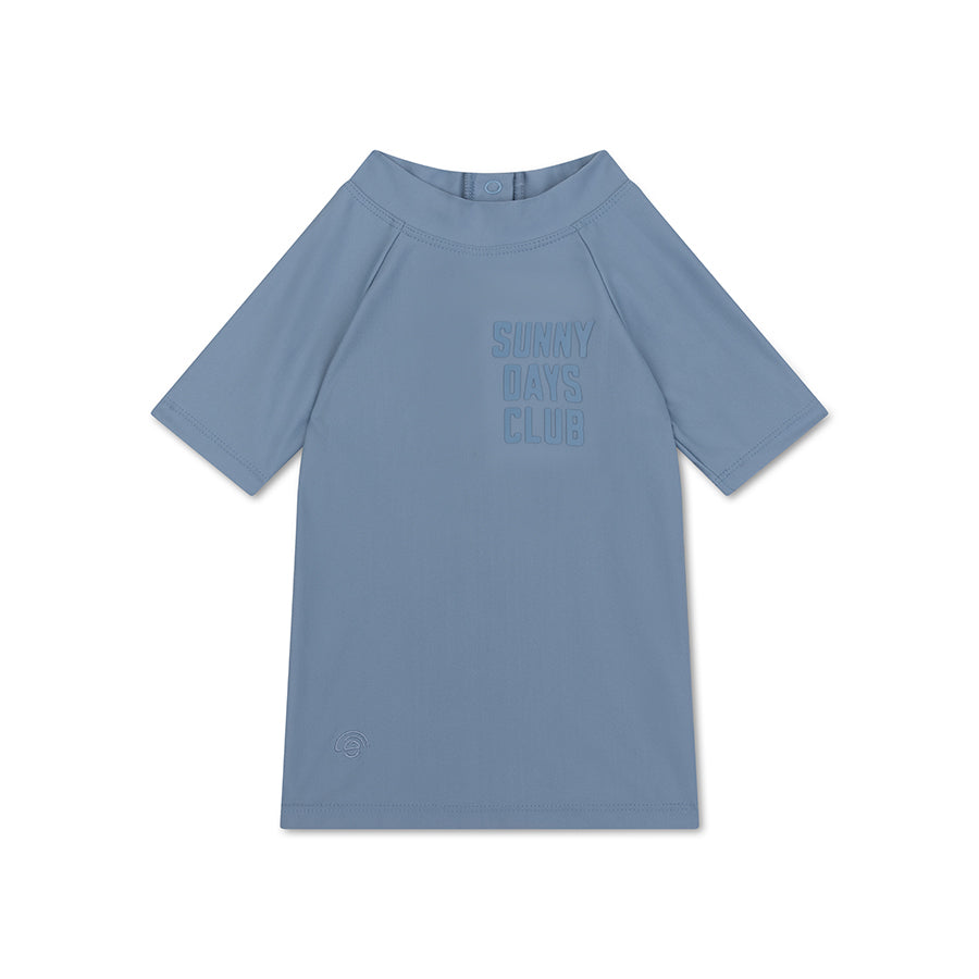 Zwemshirt Met Korte Mouwen - Blauw - Pure Tones