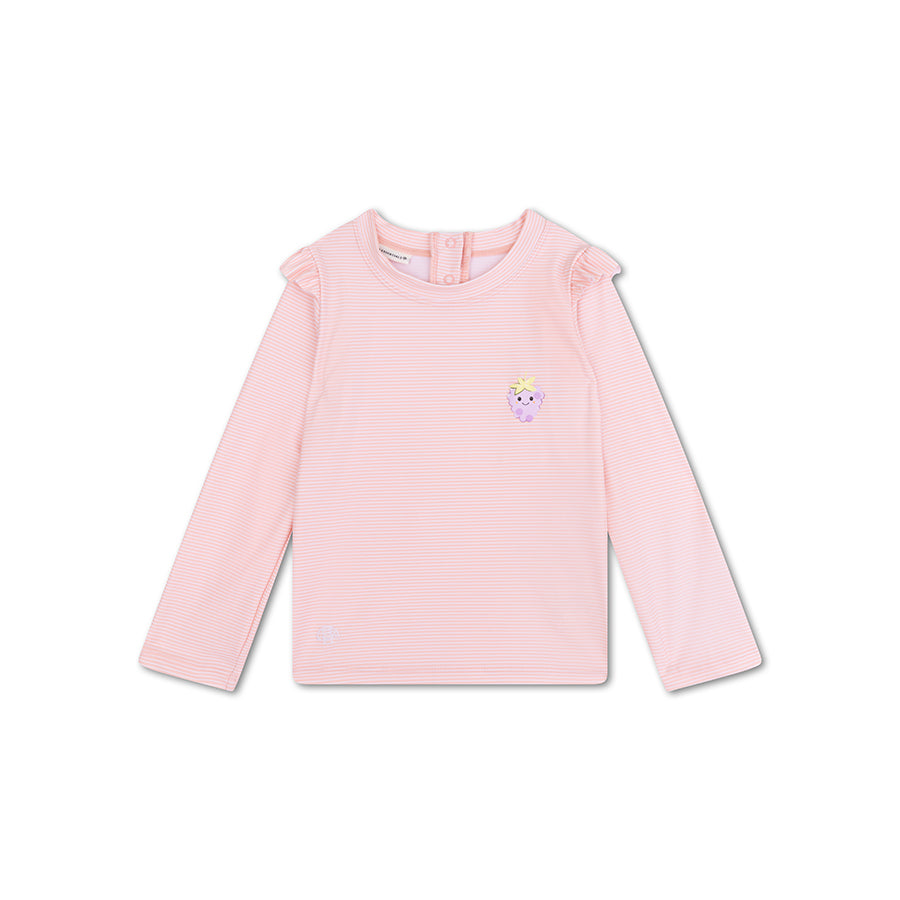 Zwemshirt Met Lange Mouwen - Pink - Blackberry