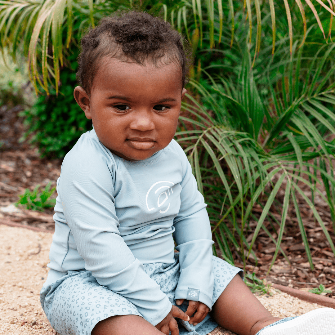 Zwemshirt Met Lange Mouwen - Groen - Pure Tones