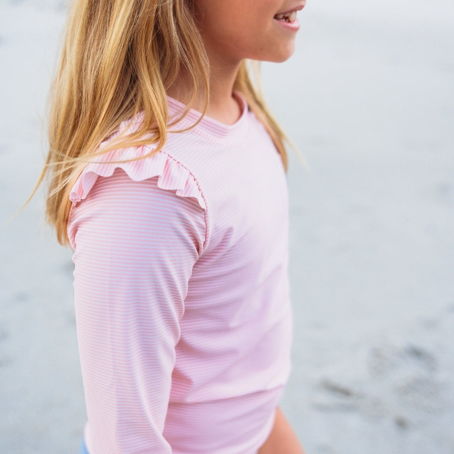 Zwemshirt Met Lange Mouwen - Pink - Blackberry