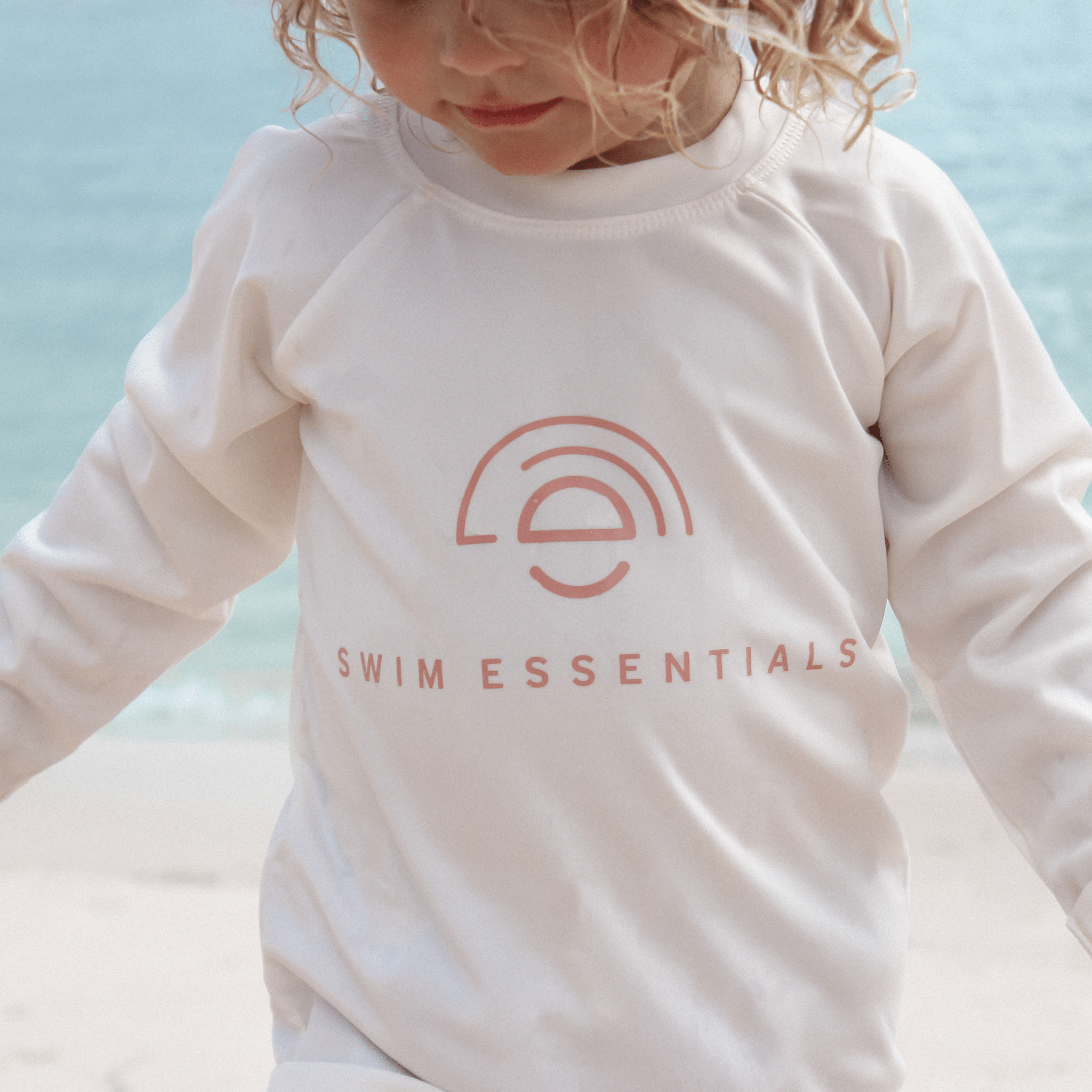 Zwemshirt Met Lange Mouwen - Wit - Pure Tones