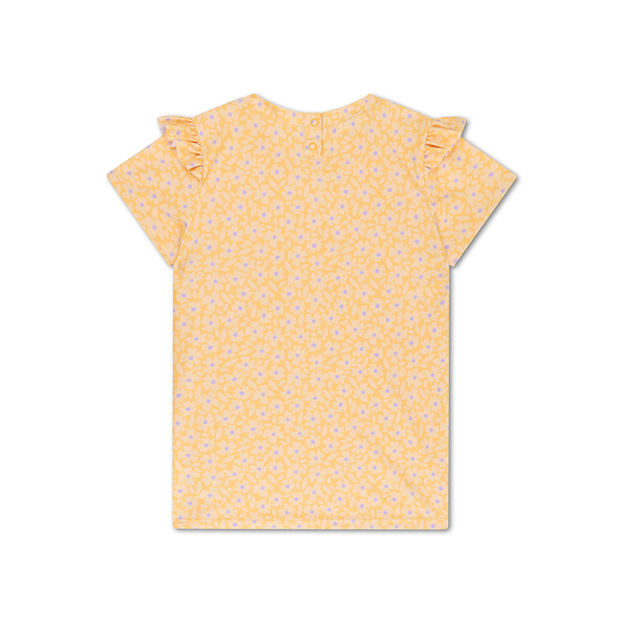 Zwemshirt Met Korte Mouwen - Geel - Florish