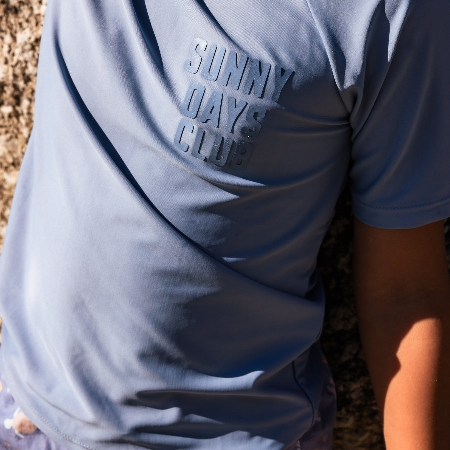 Zwemshirt Met Korte Mouwen - Blauw - Pure Tones