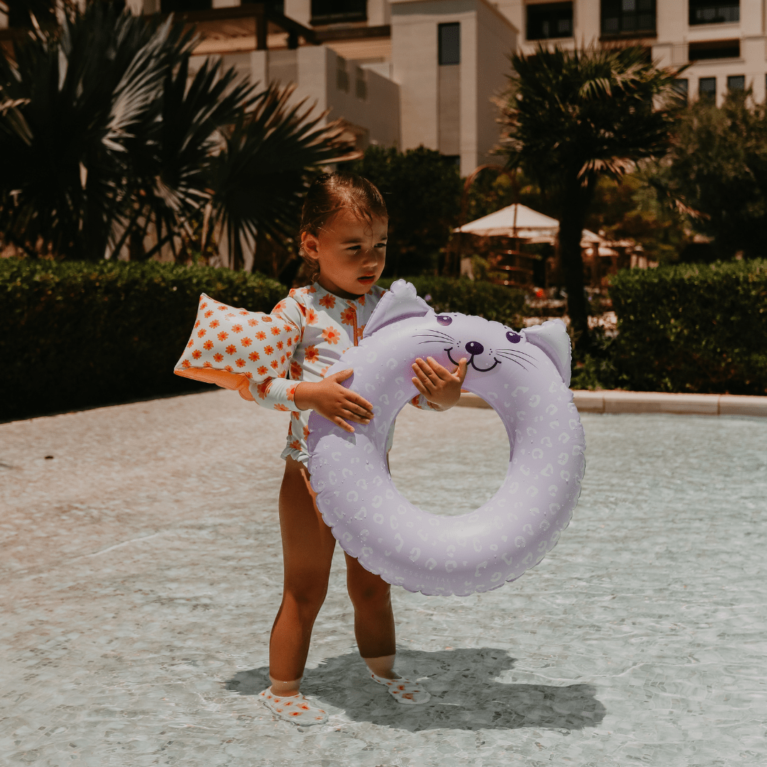 Zwemband Dier - Lila - Leopard - Ø 55 cm