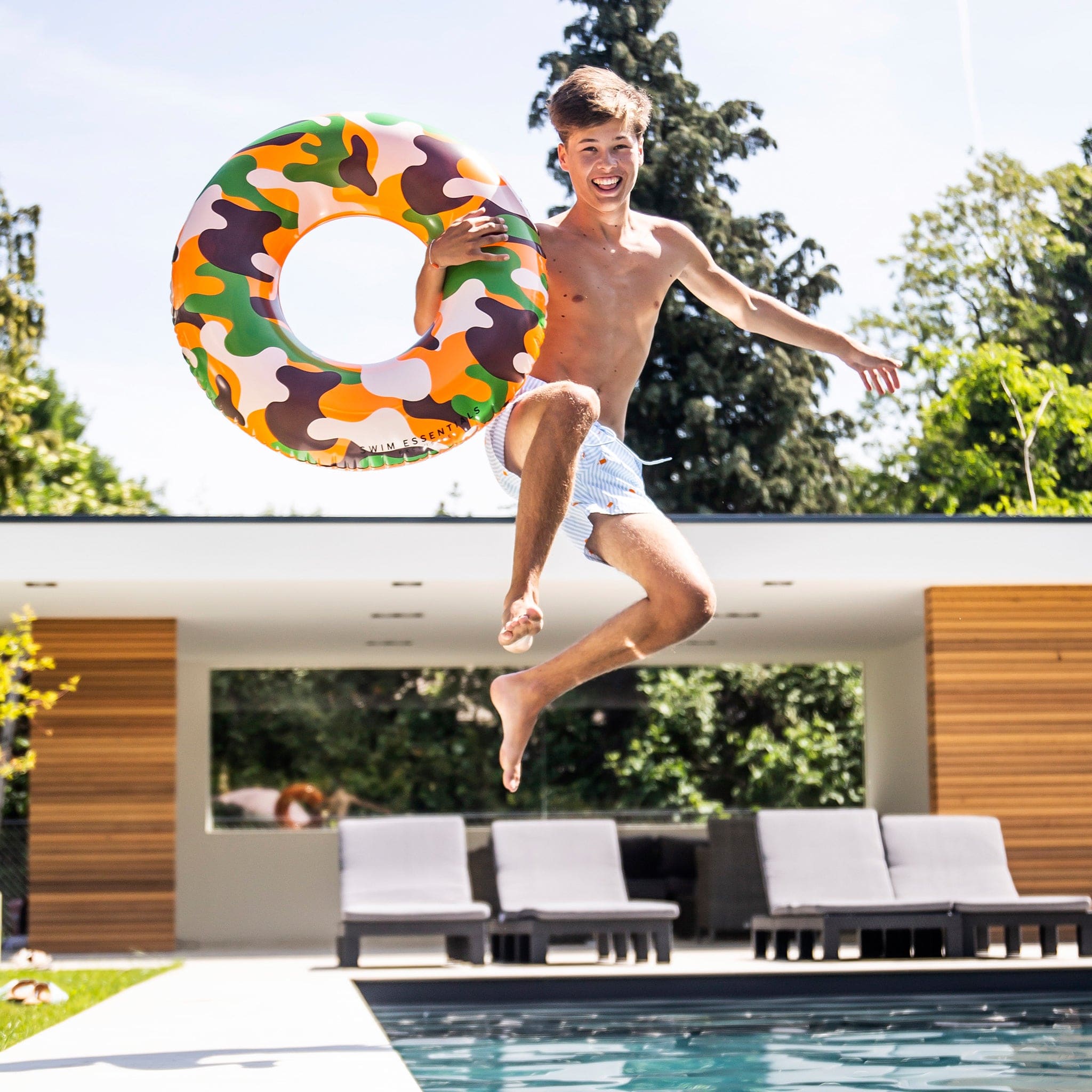 Zwemband - Camouflage - Forest Fade - Ø 90 cm