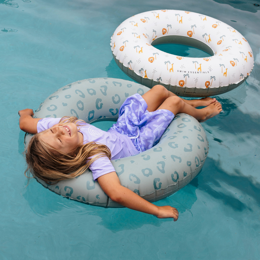 Zwemband - Groen - Leopard - Ø 90 cm