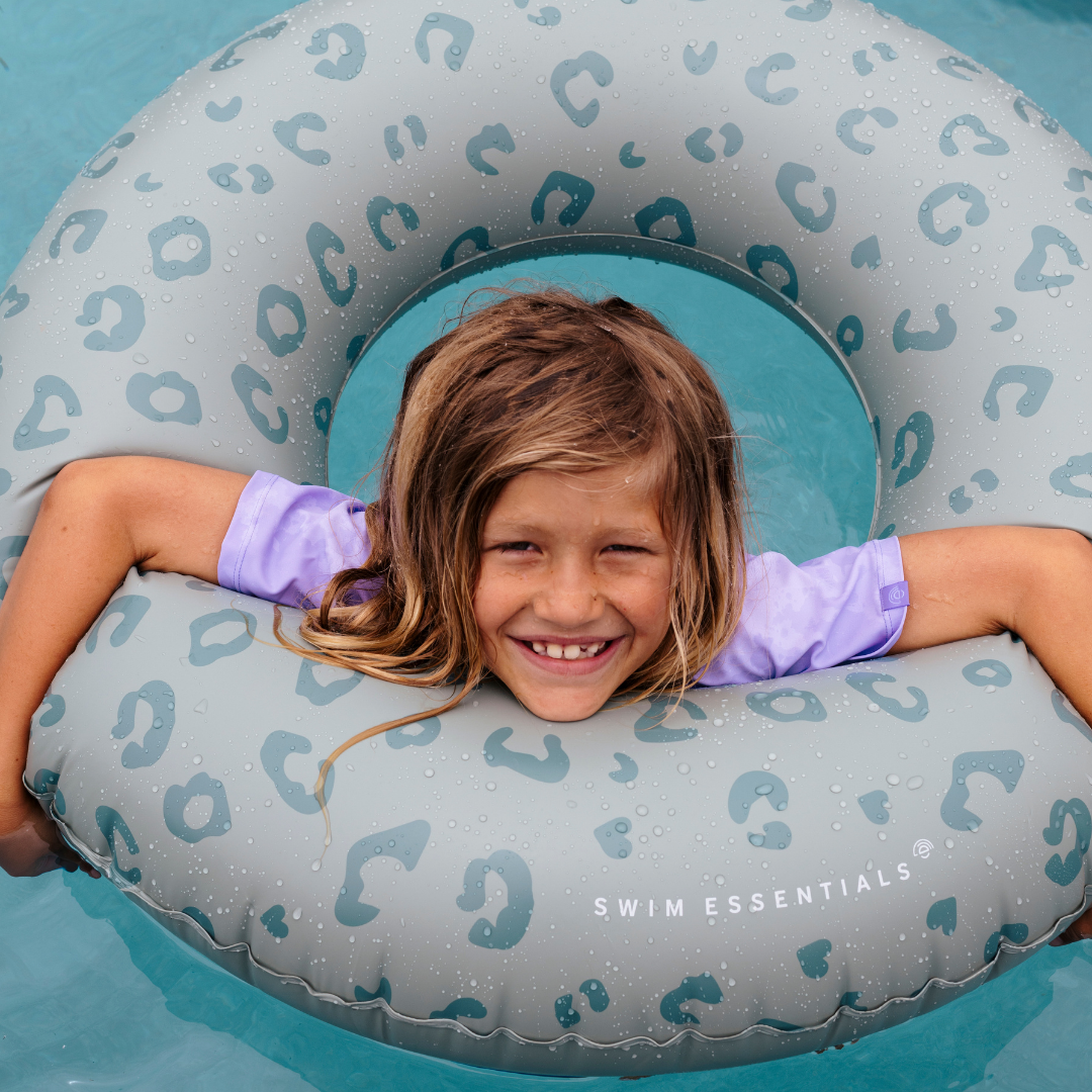 Zwemband - Groen - Leopard - Ø 90 cm