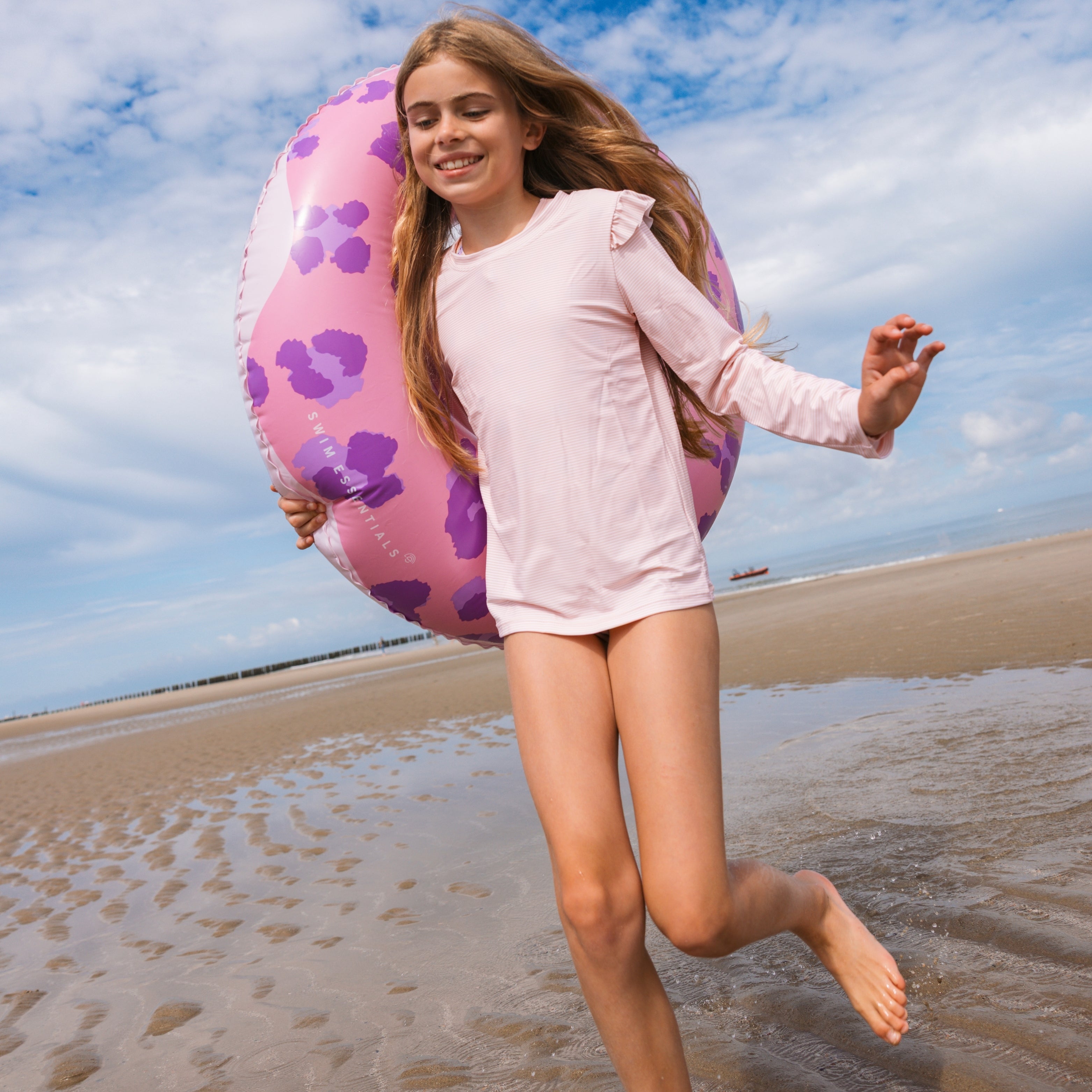 Zwemband - Paars/Roze - Donut - Ø 90 cm