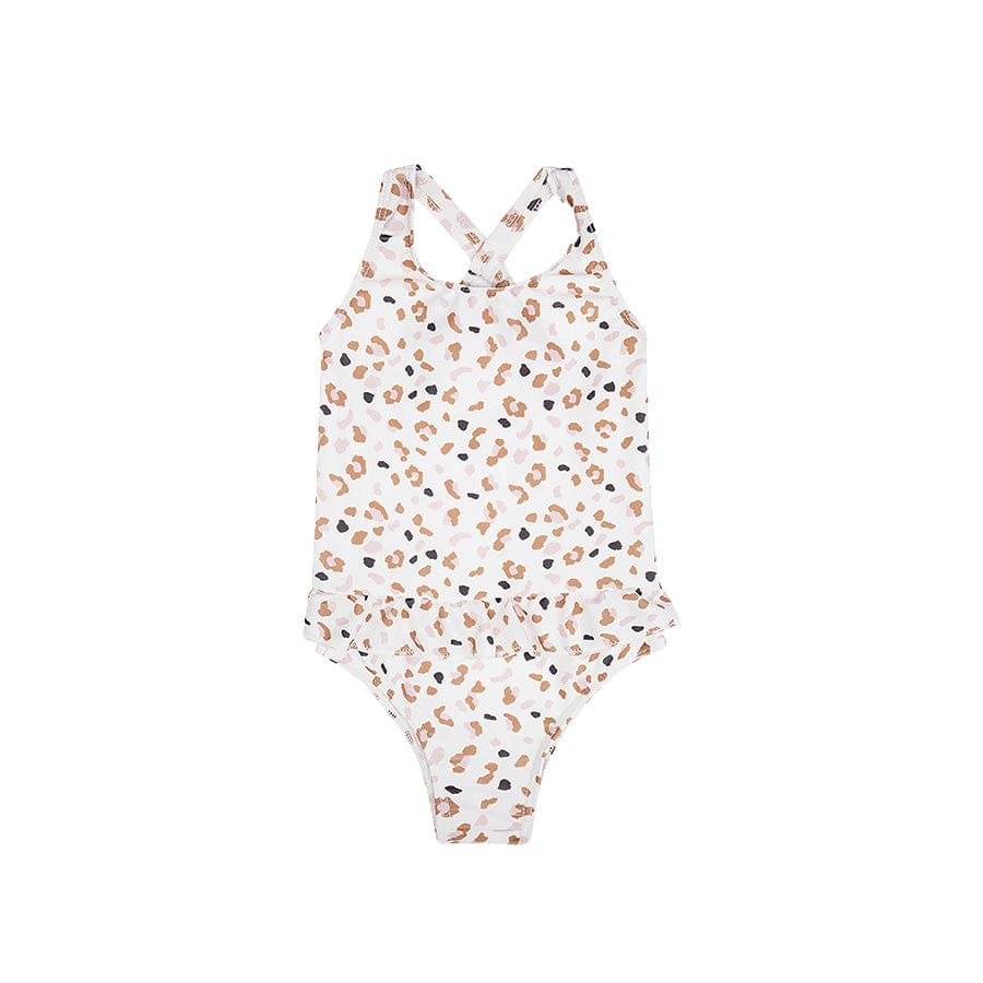 Badpak Meisjes - Kaki - Leopard