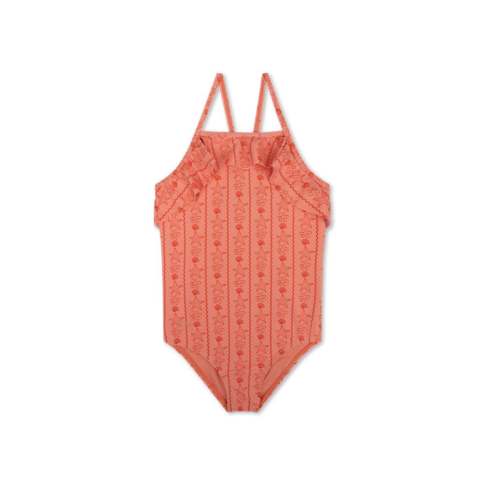 Badpak Meisjes - Oudroze - Coastal Charm