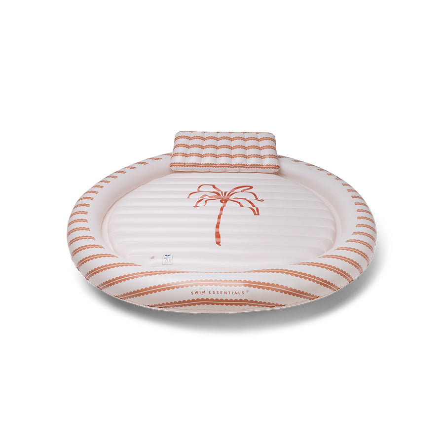 Tanning Pool Rond - Beige - Saint Tropez - 201 x 201 x 38 cm