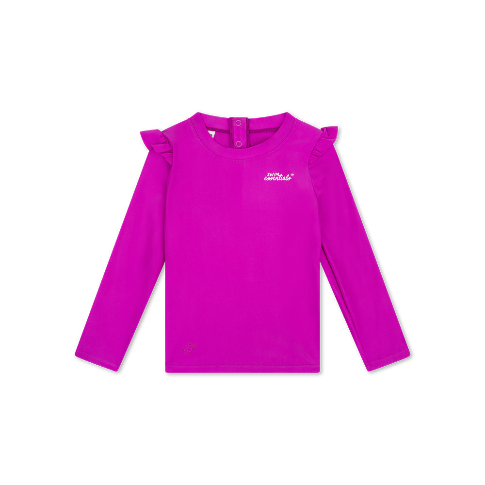 UV Zwemshirt Met Lange Mouwen - Paars - Wild Fuchsia
