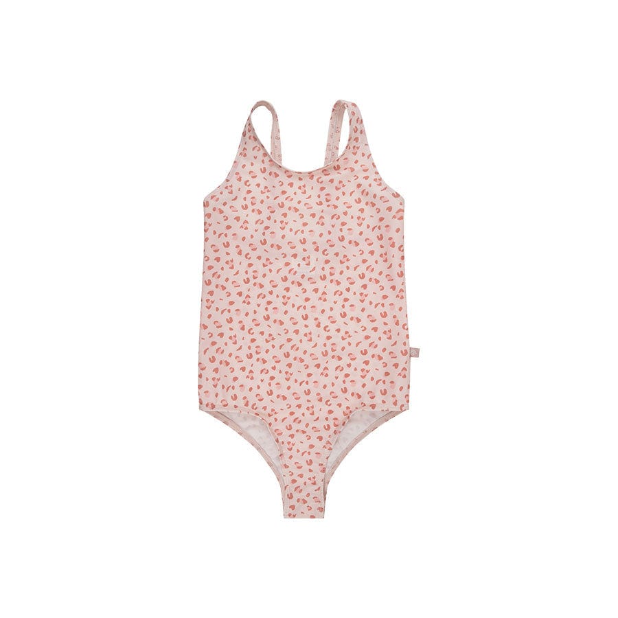 Badpak Meisjes - Oudroze - Leopard