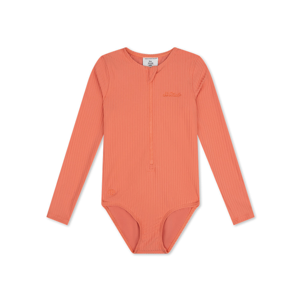 UV Badpak Meisjes Met Lange Mouwen - Roze - Pink Bay