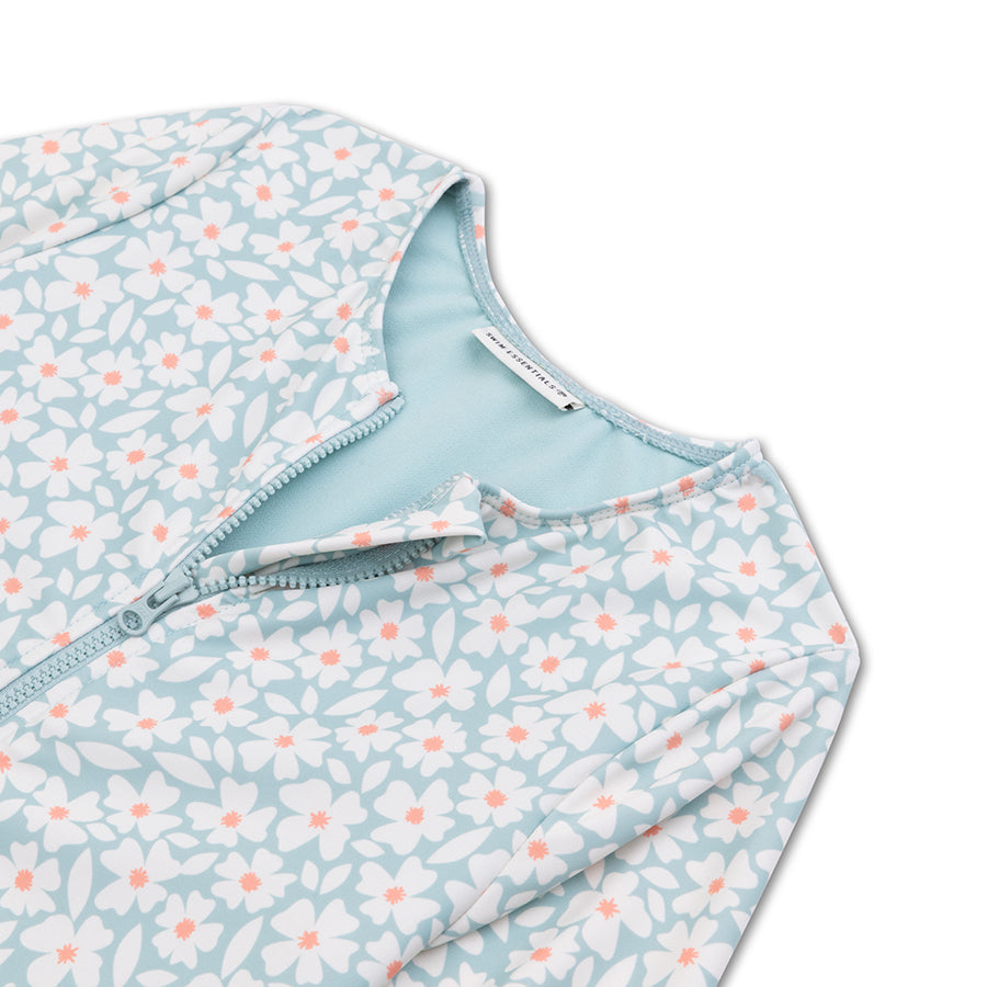 UV Badpak Meisjes Met Lange Mouwen - Groen - Florish