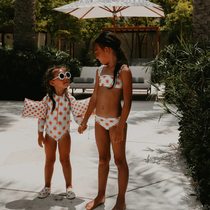 UV Badpak Meisjes Met Lange Mouwen - Meerkleurig - Floral Love
