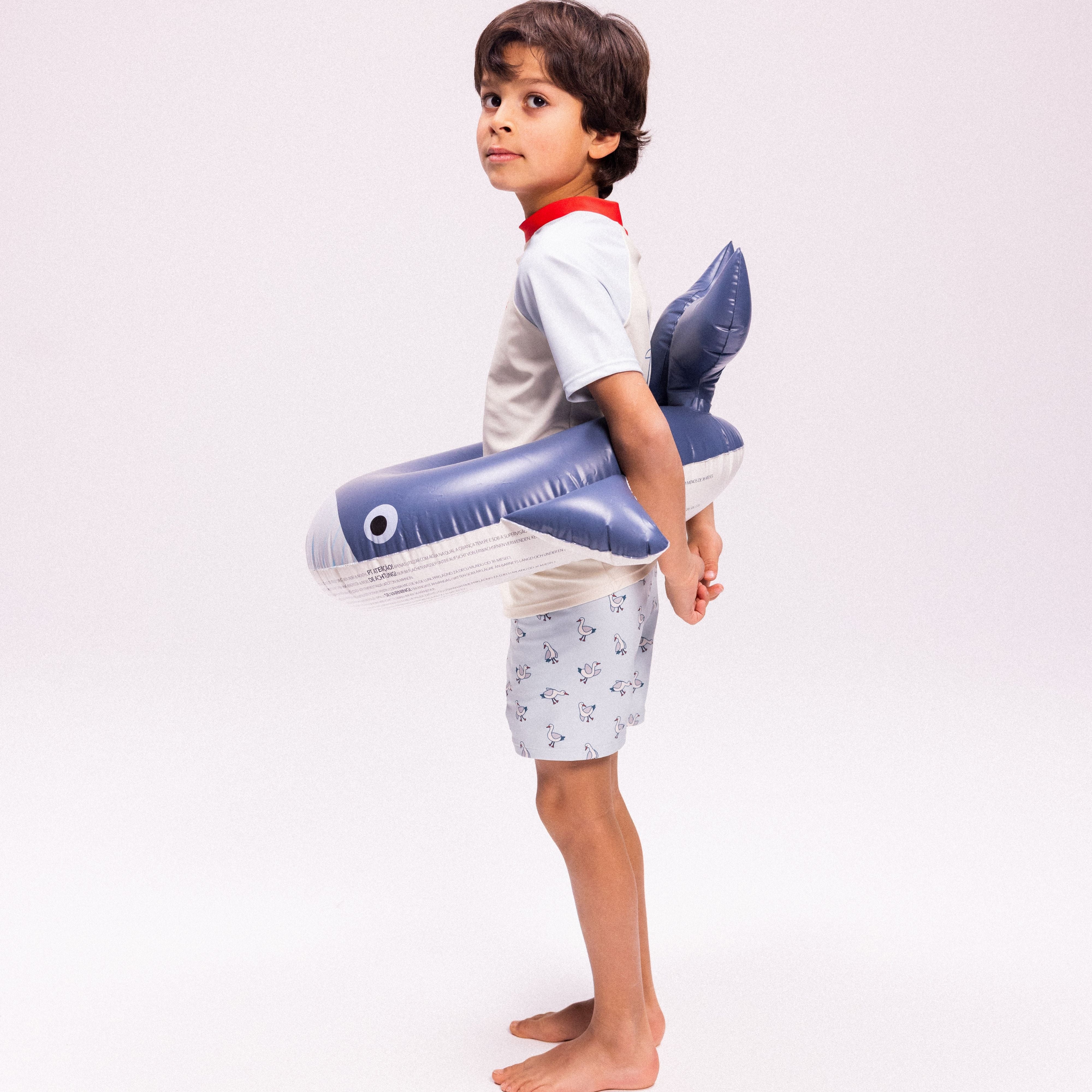 Zwemband - Walvis - Blauw - Walter Whale - Ø 55 cm
