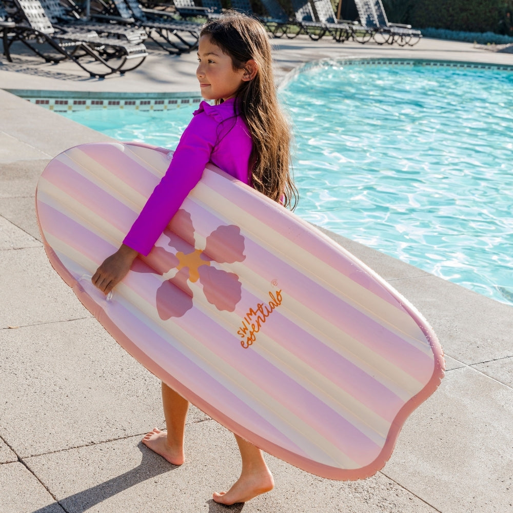Opblaasbaar Surfboard - Roze - Flower Market