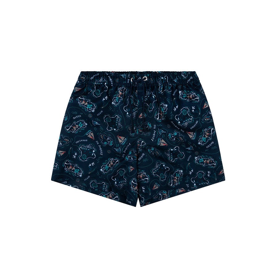 Zwembroek - Donkerblauw - Islands