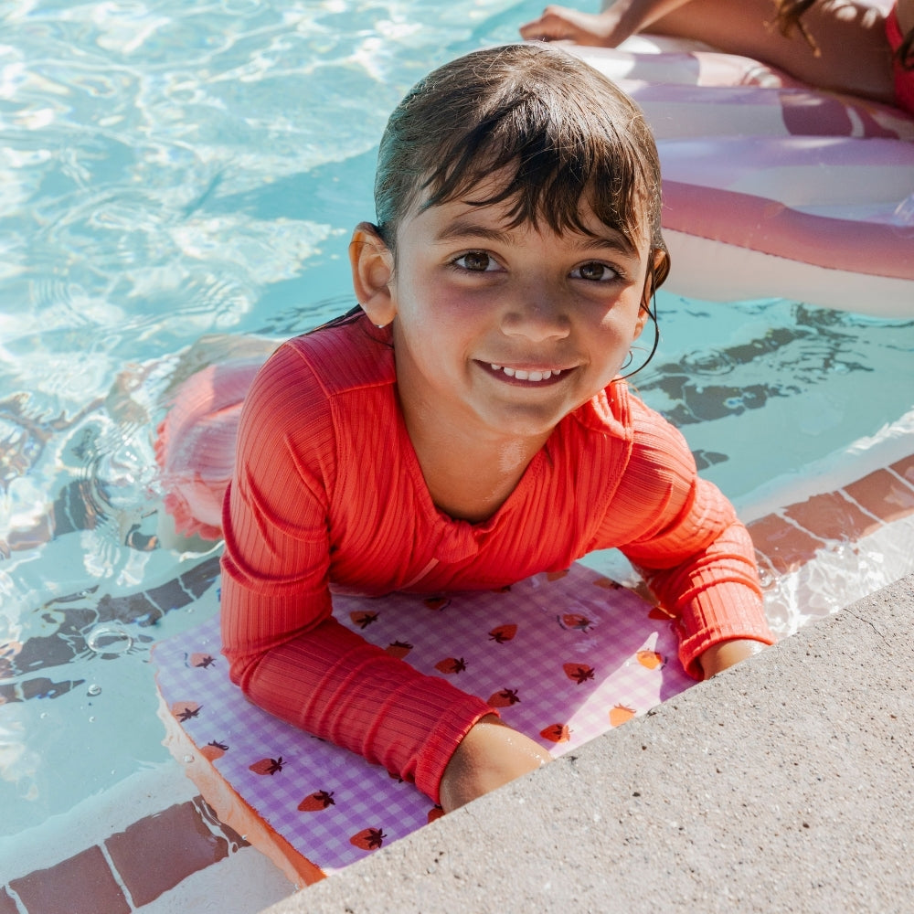 UV Badpak Meisjes Met Lange Mouwen - Roze - Pink Bay