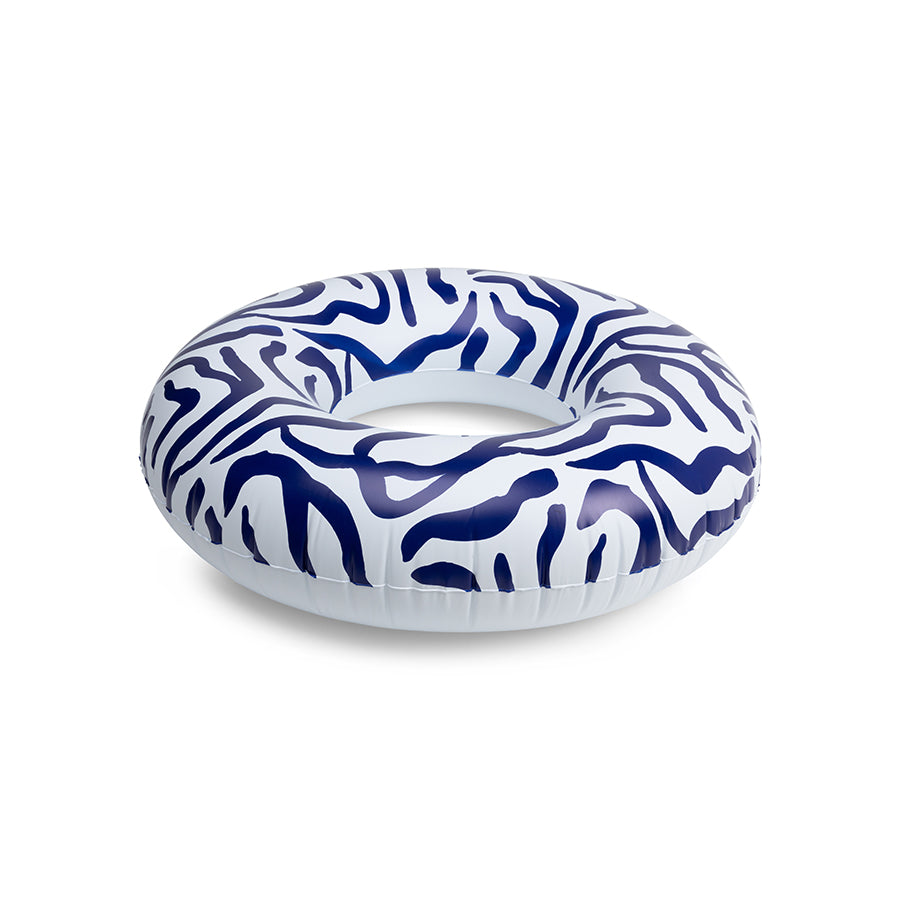 Zwemband - Blauw/Wit - Vibrant Stripes - Ø 102 cm