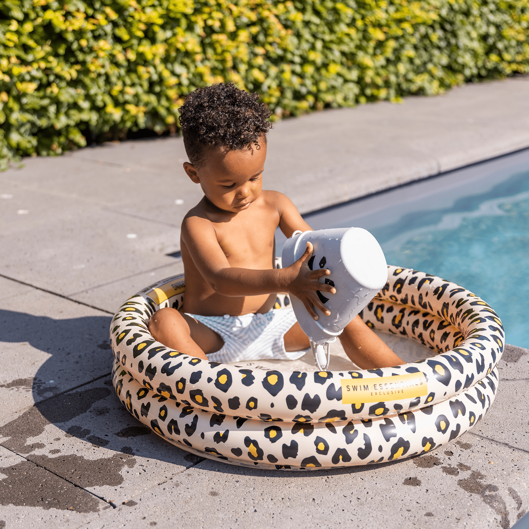 Baby Zwembad Beige Panterprint Ø 60 cm